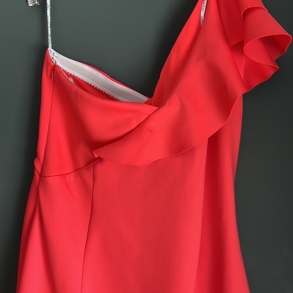 Black Halo EVE Bright Coral Formal Gown NWT - Picture 5 of 6